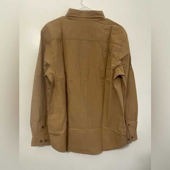 NWT, Carhartt,Men's Loose Fit Midweight Chambray Long-Sleeve Shirt | Size: XXL - Picture 3 of 8